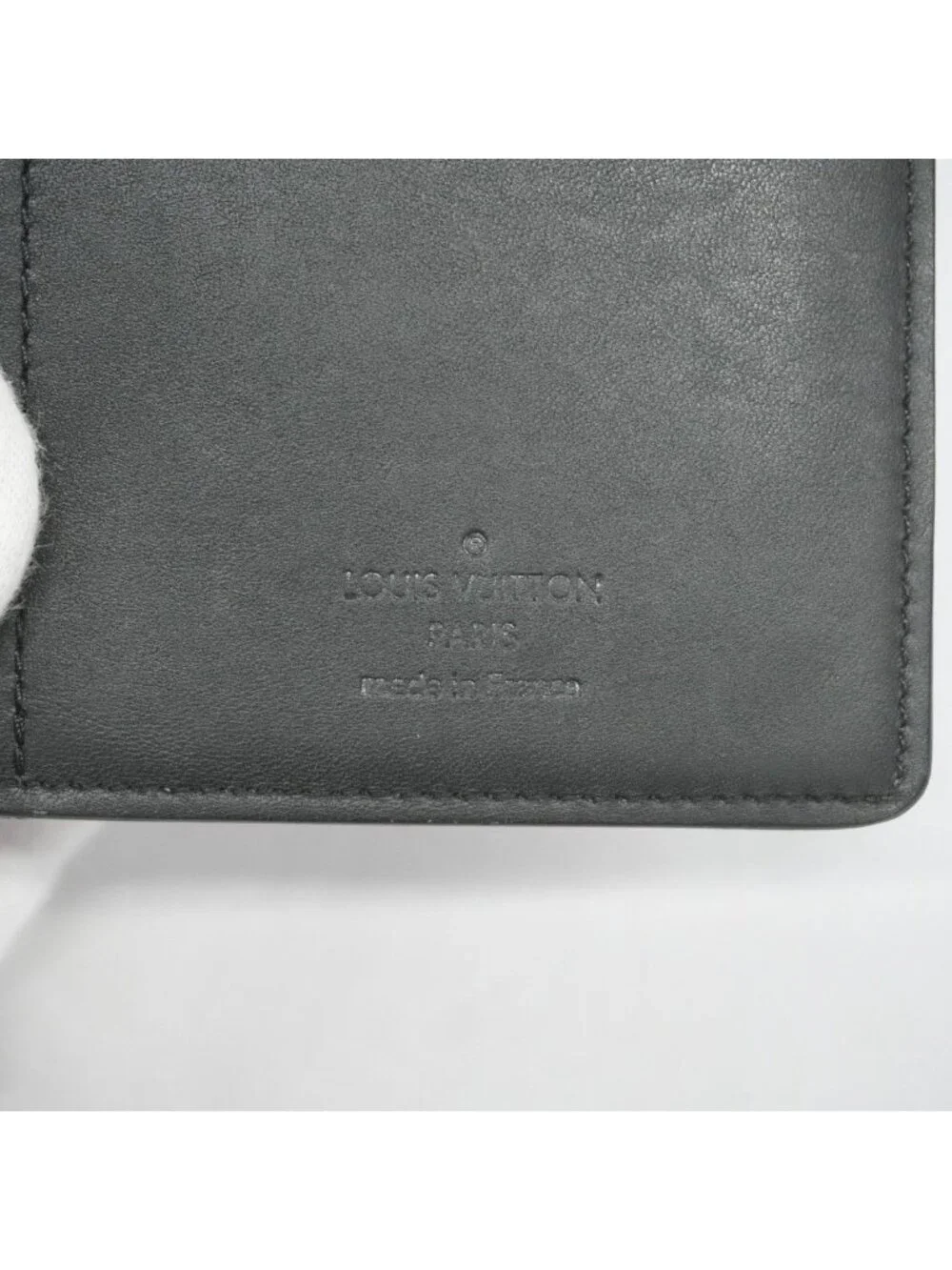 Louis Vuitton Wallet Damier Cobalt Portefeuille Brazza Navy Black